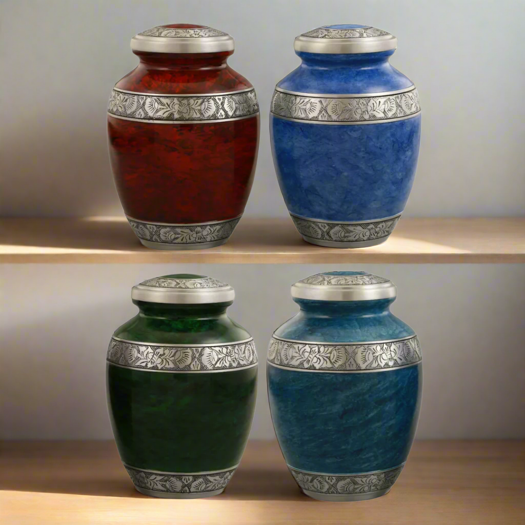 Royal Rapture Urn for ashes Jar Cremation Funeral Memorial Love Urns Adult Human Child 10" Large (RJM02)