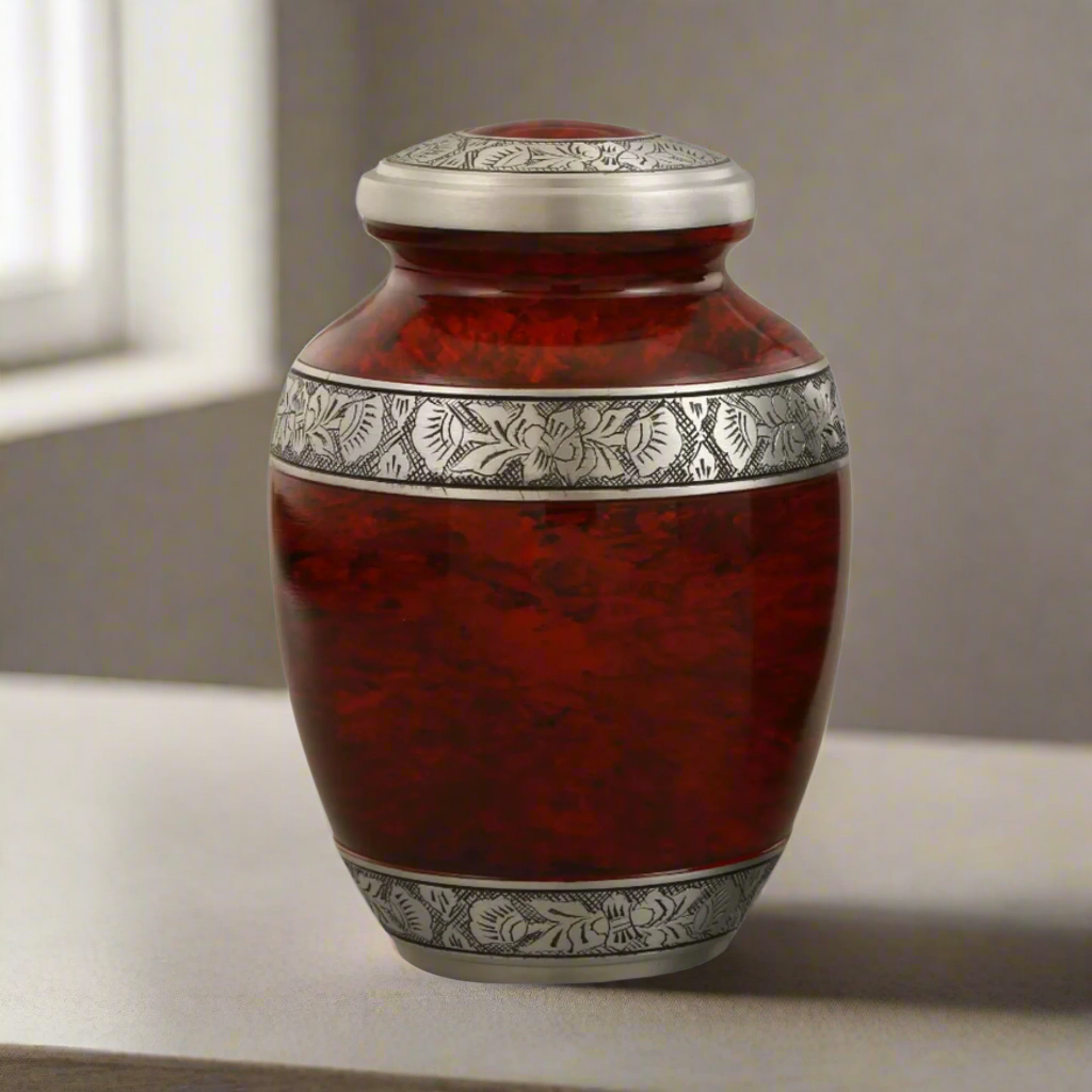 Royal Rapture Urn for ashes Jar Cremation Funeral Memorial Love Urns Adult Human Child 10" Large (RJM02)