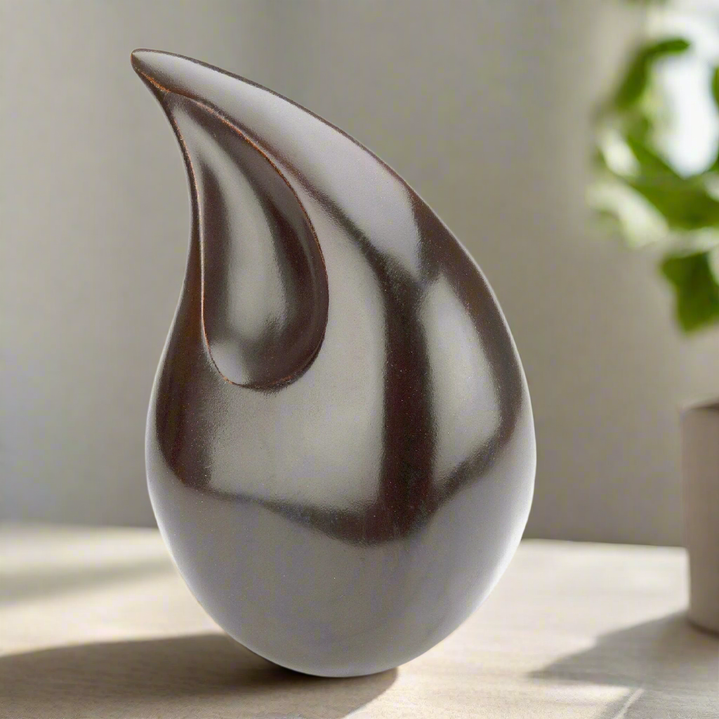 Royal Rapture Urn for ashes Cremation Memorial funeral Teardrop Jar Love Urns Decorative Human Adult Child 8" 12" (RT01)