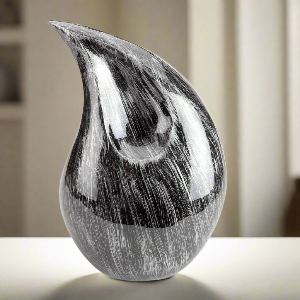 Royal Rapture Urn for ashes Cremation Memorial funeral Teardrop Jar Love Urns Decorative Human Adult Child 8" 12" (RT01)