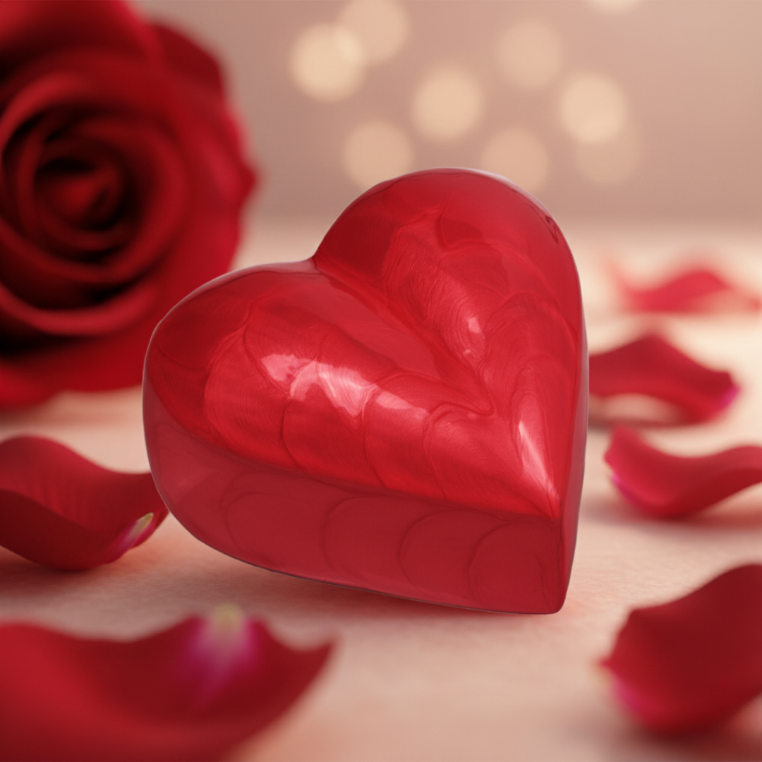 Royal Rapture Urn for Ashes Funeral Cremation Memorial Keepsake Heart Love Urns Decorative Alloy 3" 5" (RHM01)