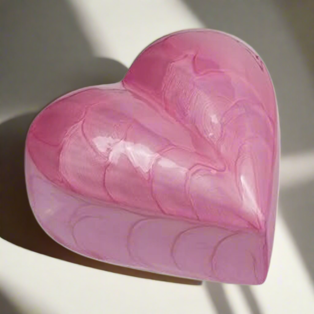 Royal Rapture Urn for Ashes Funeral Cremation Memorial Keepsake Heart Love Urns Decorative Alloy 3" 5" (RHM01)